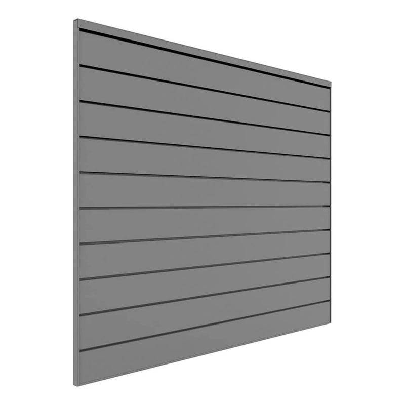 Proslat 4 ft. x 4 ft. PVC Slatwall (Light Gray) | 88106 | Garage Giant