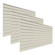 Proslat 8 ft. x 4 ft. PVC Slatwall (3-Pack Sandstone) | 88309 | Garage Giant