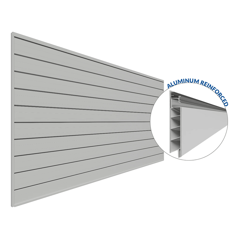 Proslat PROCORE 8 ft. x 4 ft. Slatwall - Grey