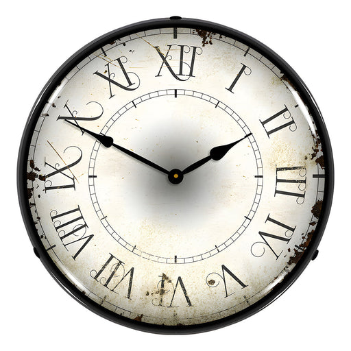 Collectable Sign and Clock Roman Antique Backlit Wall Clock