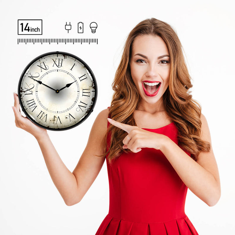 Collectable Sign and Clock Wall Clock