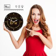Collectable Sign and Clock Wall Clock