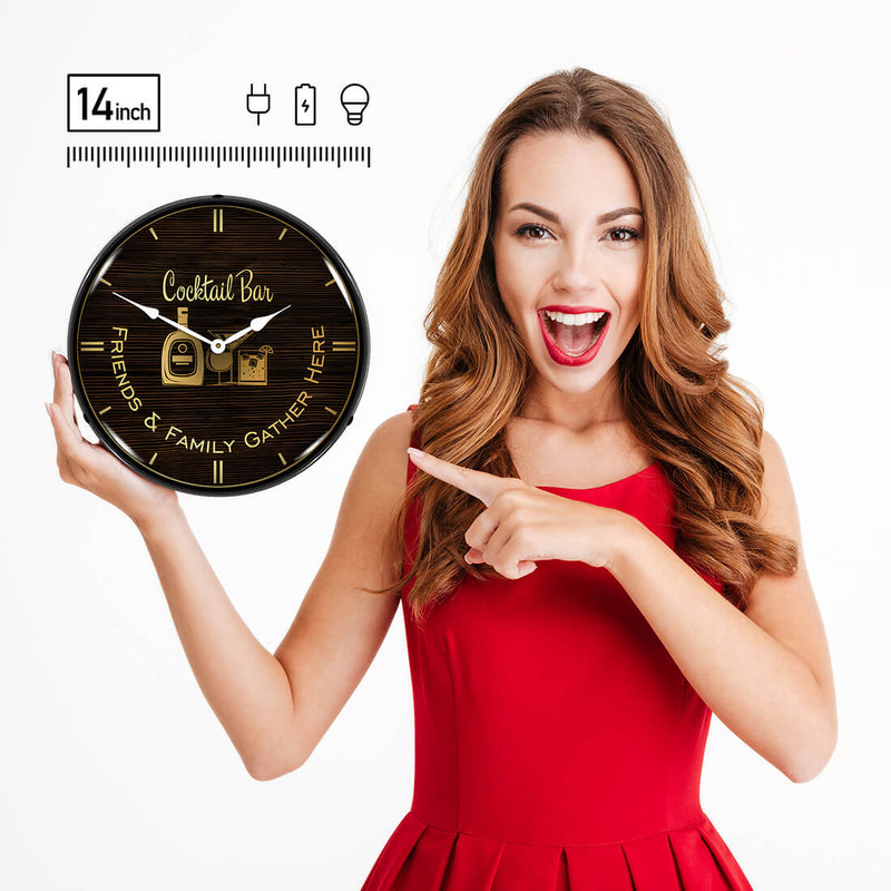 Collectable Sign and Clock Wall Clock