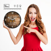 Collectable Sign and Clock Wall Clock