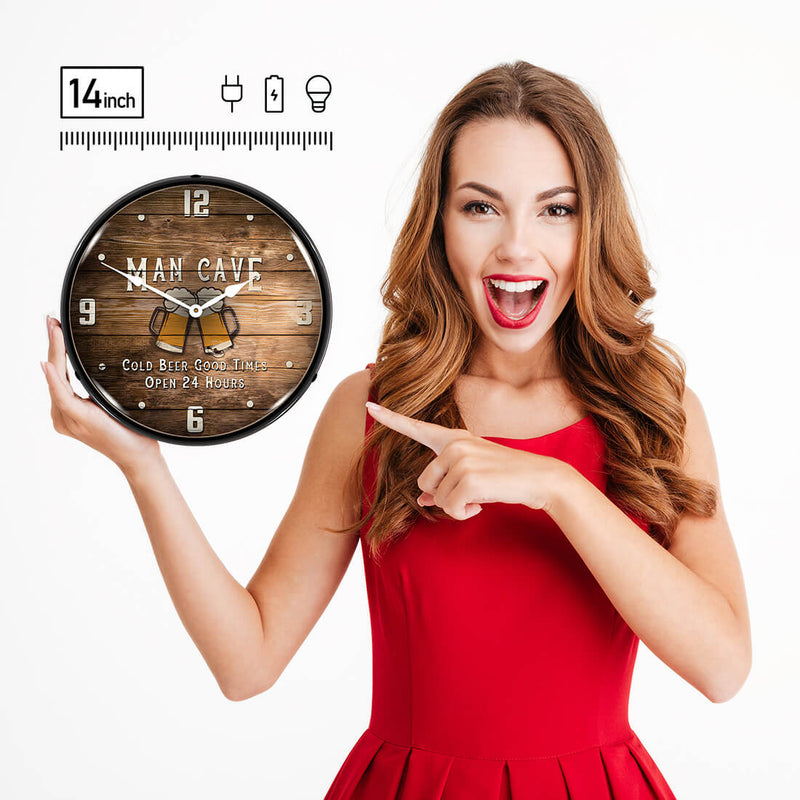 Collectable Sign and Clock Wall Clock