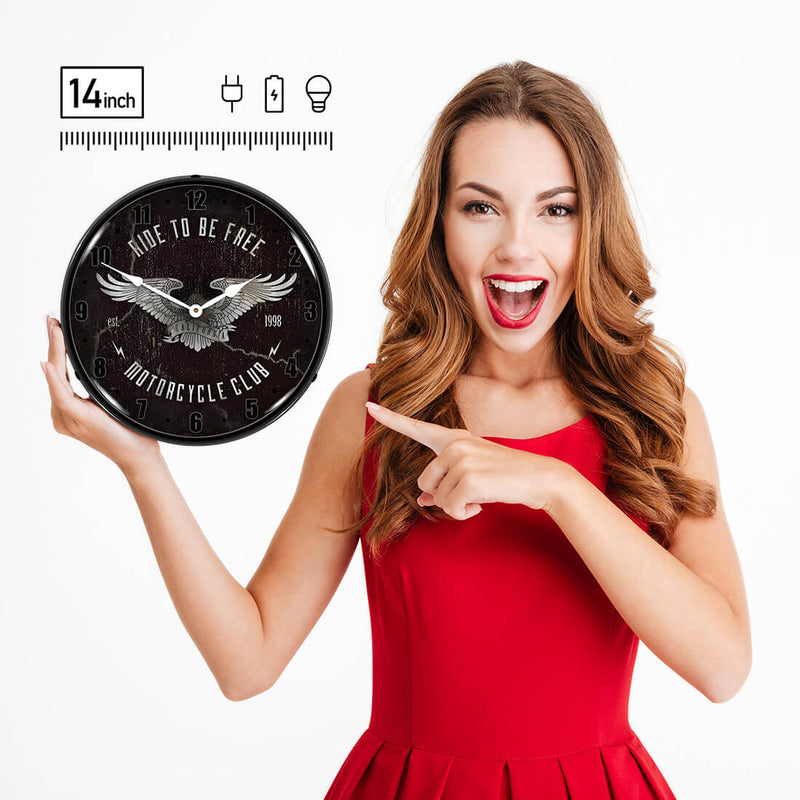 Collectable Sign and Clock Wall Clock