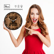 Collectable Sign and Clock Wall Clock