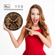 Collectable Sign and Clock Wall Clock