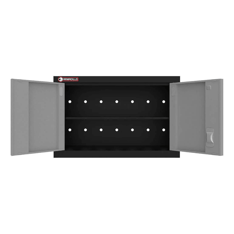 Armadillo Tough Grey 12-Piece Garage Cabinet System with Levelers