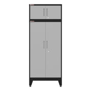 Armadillo Tough Grey 13-Piece Garage Cabinet Set with Levelers and Casters-AR13PC131G