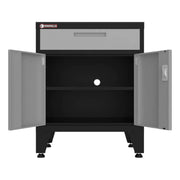 Armadillo Tough Grey 13-Piece Garage Cabinet Set with Levelers-AR13PC133G