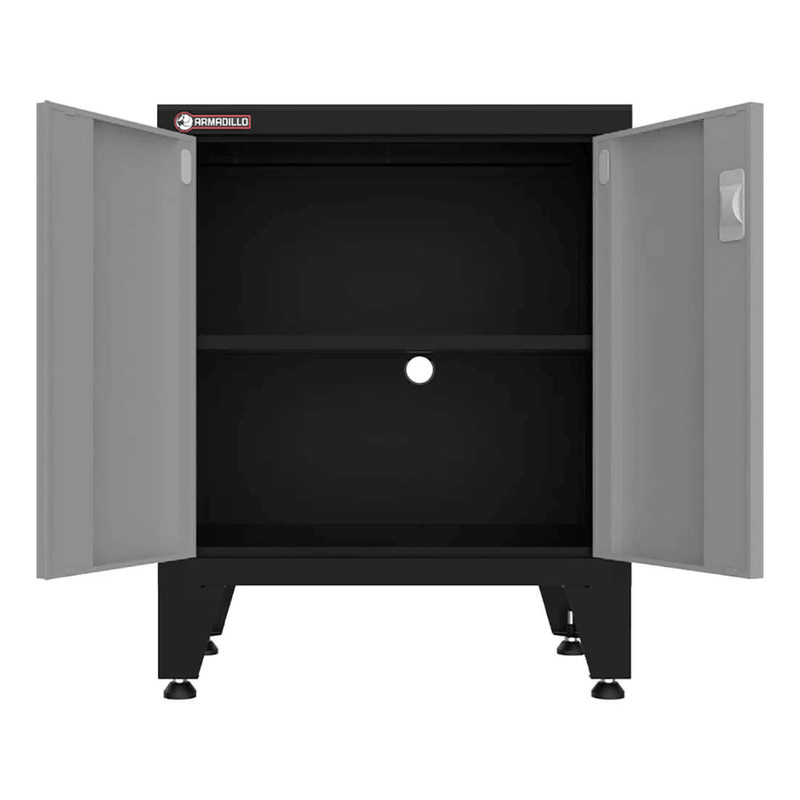 Armadillo Tough Grey 14-Piece Garage Cabinet Setup with Levelers