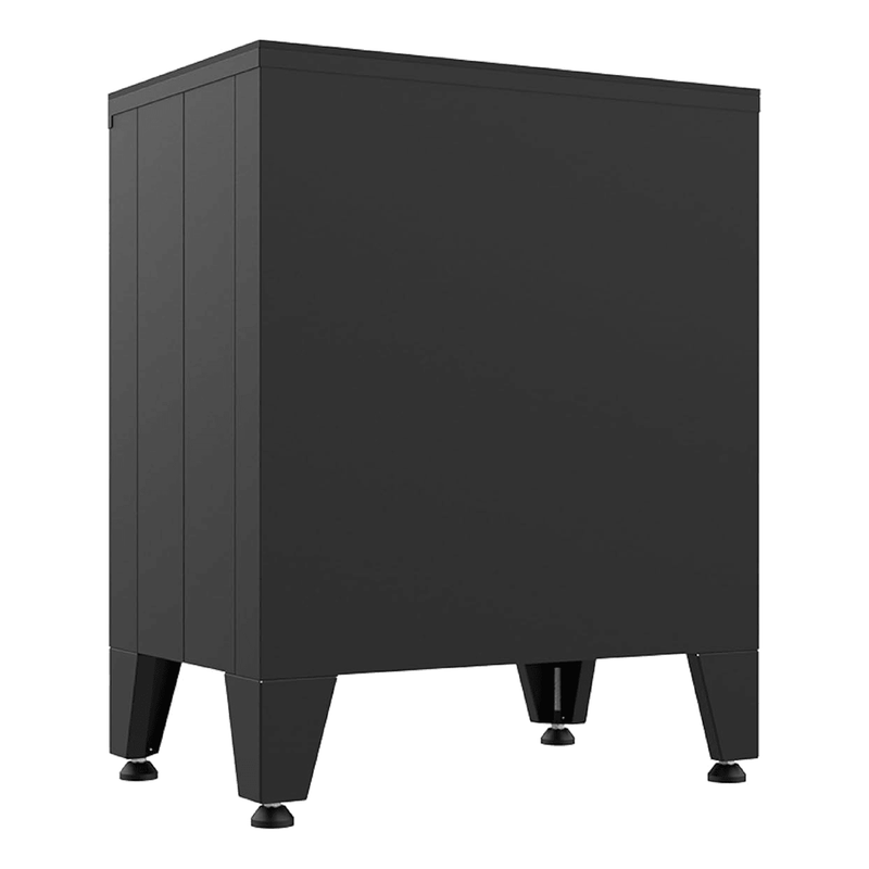 Armadillo Tough Red 2-Piece Garage Tool Cabinet System with Levelers