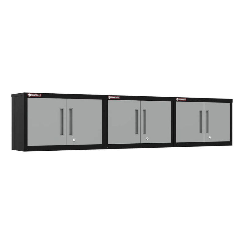 Armadillo Tough Grey Wall Cabinet (3-Pack)