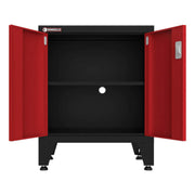 Armadillo Tough Red 4-Piece Garage Cabinet Set with Levelers-AR4PC137R