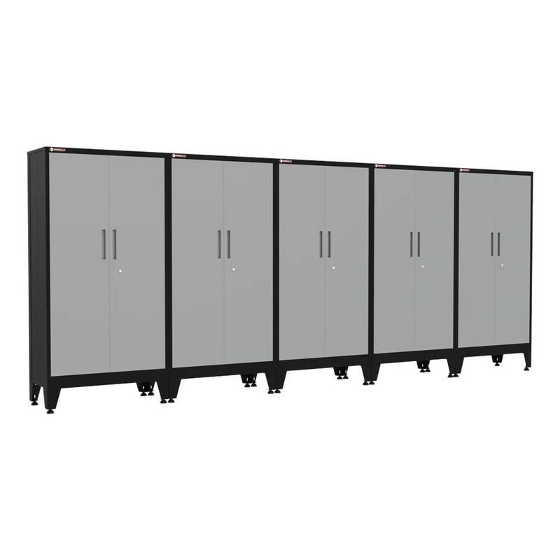 Armadillo Tough Grey Gear Locker Tall Cabinet (5-Pack)