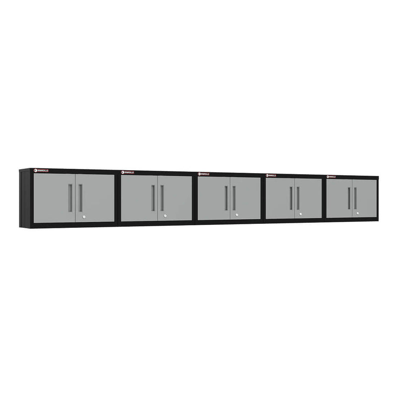 Armadillo Tough Grey Wall Cabinet (5-Pack)