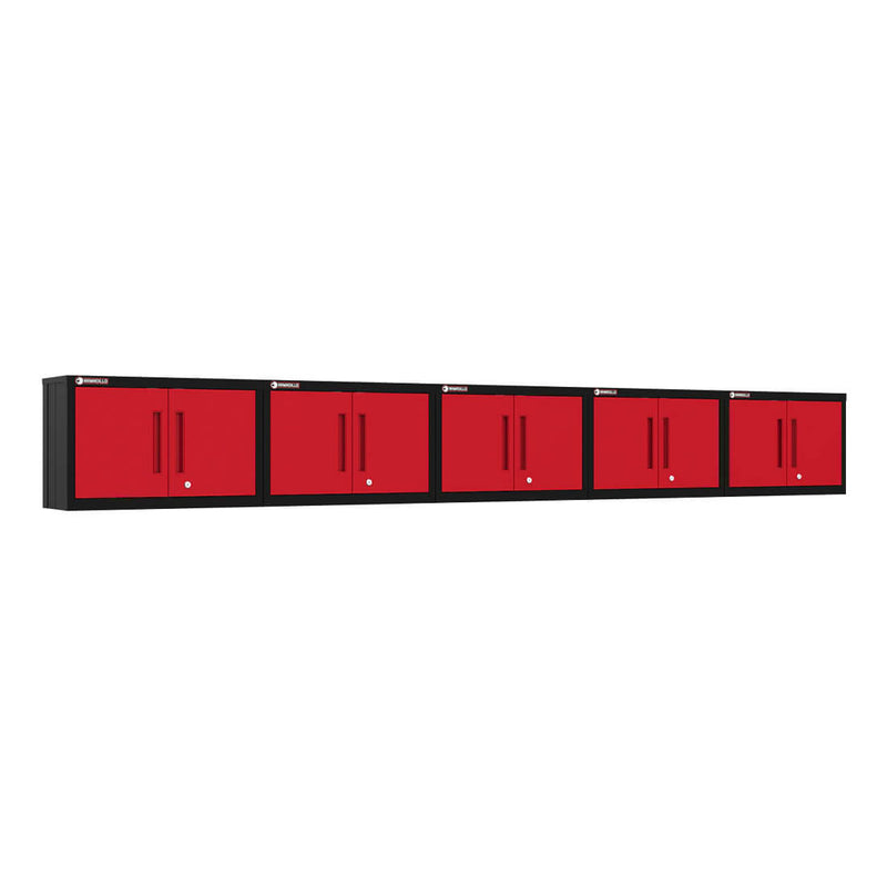 Armadillo Tough Red Wall Cabinet (5-Pack)