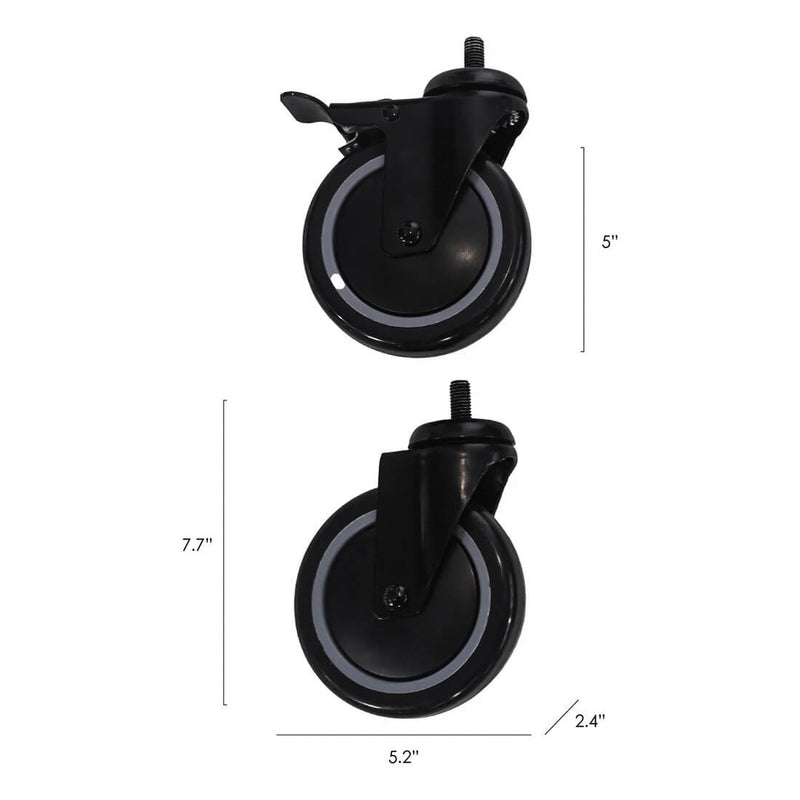 Armadillo Tough Cabinet Casters (4-Pack)
