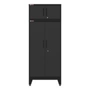 Armadillo Tough Black 6-Piece Garage Cabinet Set with Levelers-AR6PC129B