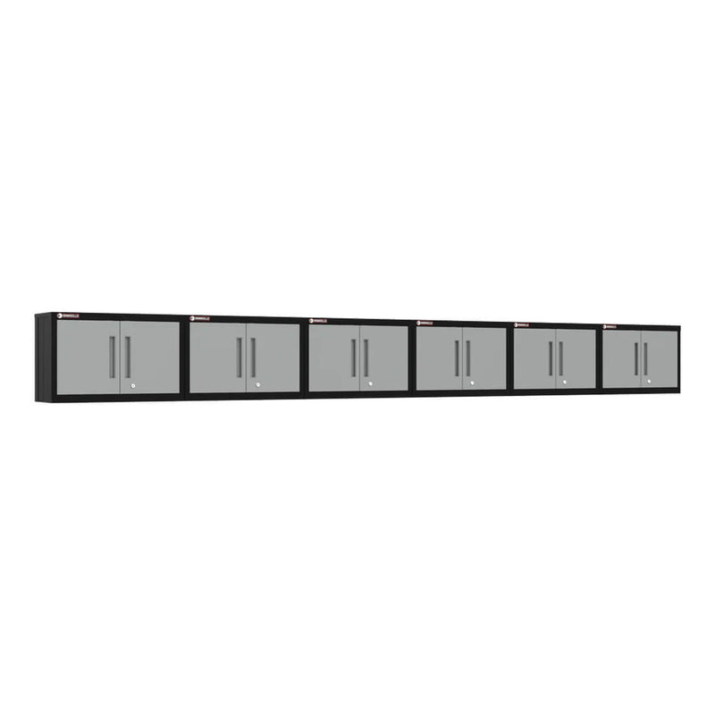 Armadillo Tough Grey Wall Cabinet (6-Pack)