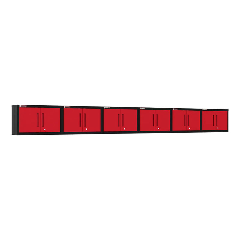 Armadillo Tough Red Wall Cabinet (6-Pack)