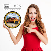 Collectable Sign and Clock Wall Clock