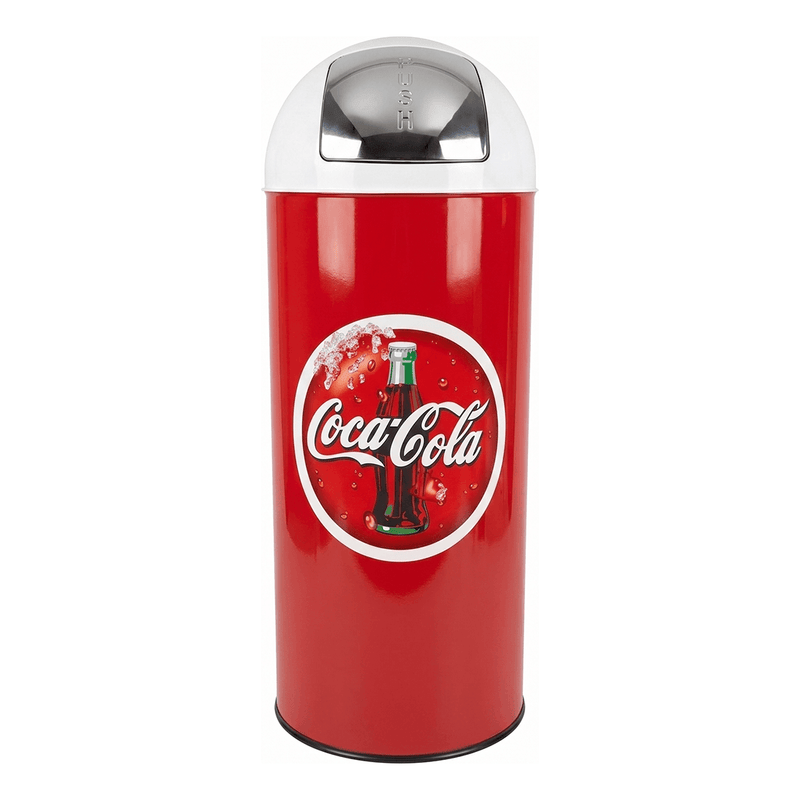 PERGL Coca-Cola Bullet Style Trash Can