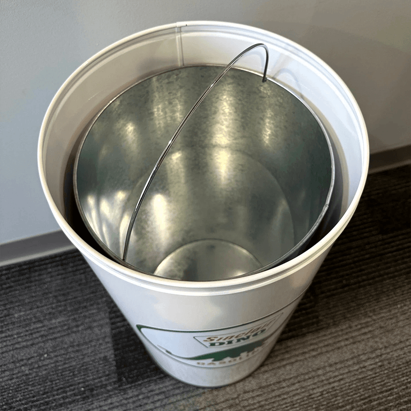 PERGL Sinclair Dino Gasoline Bullet Style Trash Can