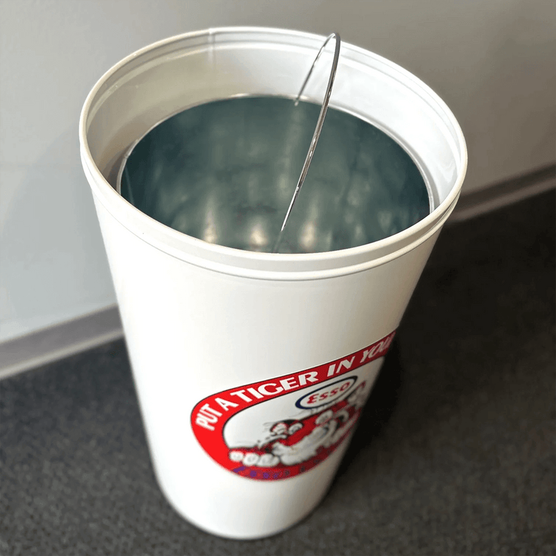 PERGL Esso Extra Bullet Style Trash Can