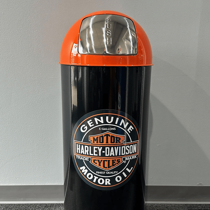 PERGL Harley-Davidson Genuine Motor Oil Bullet Style Trash Can