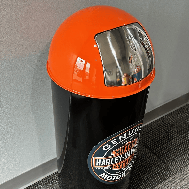 PERGL Harley-Davidson Genuine Motor Oil Bullet Style Trash Can