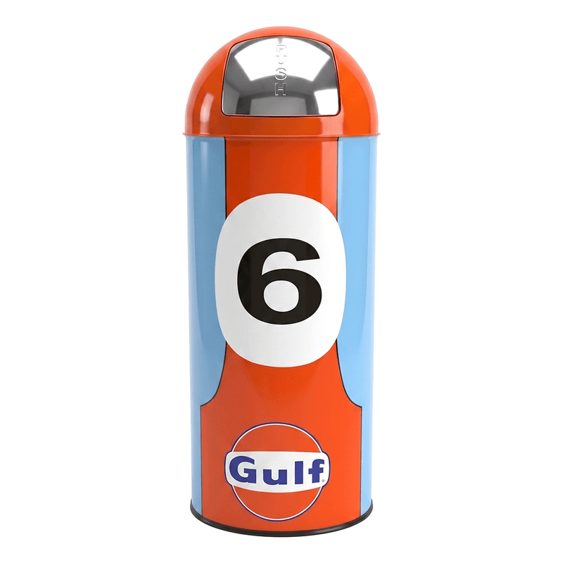 PERGL Gulf 6 Bullet Style Trash Can