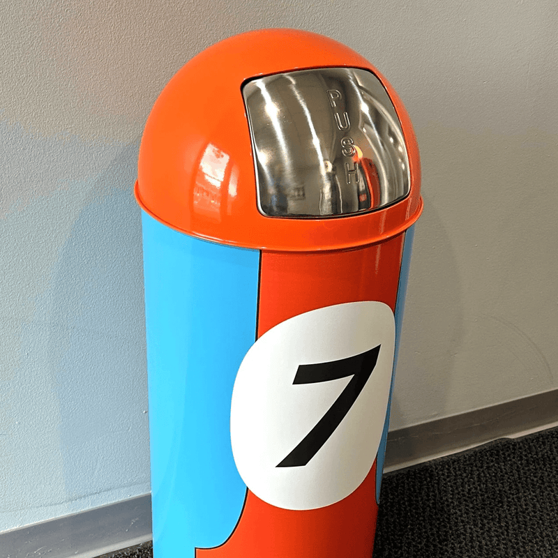 PERGL Gulf 7 Bullet Style Trash Can