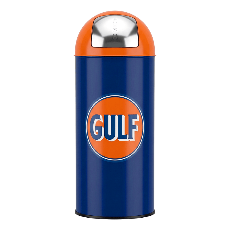 PERGL Gulf Bullet Style Trash Can (Dark Blue)