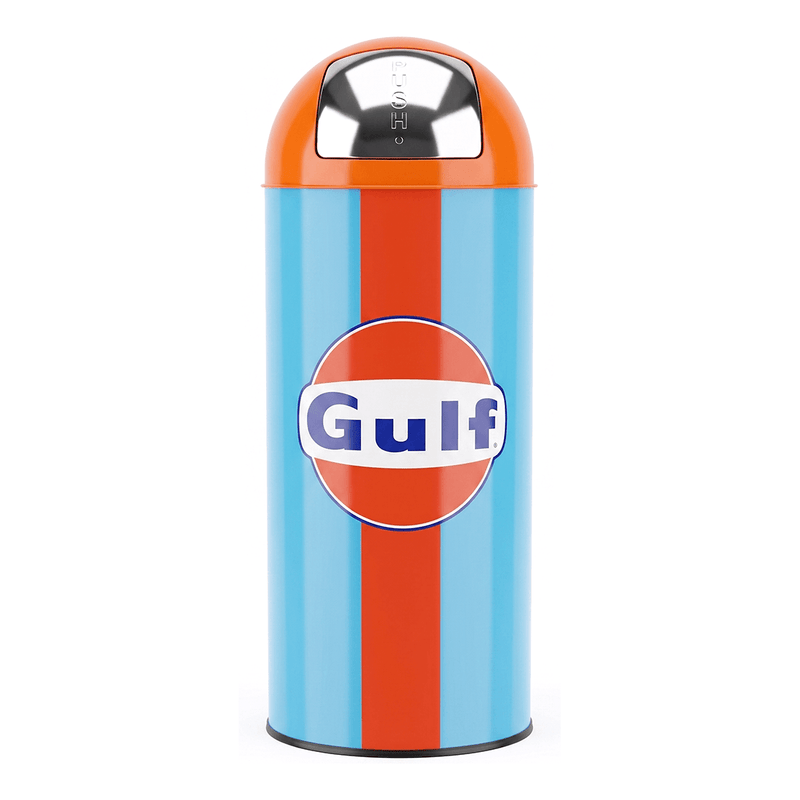 PERGL Gulf Bullet Style Trash Can (Striped)