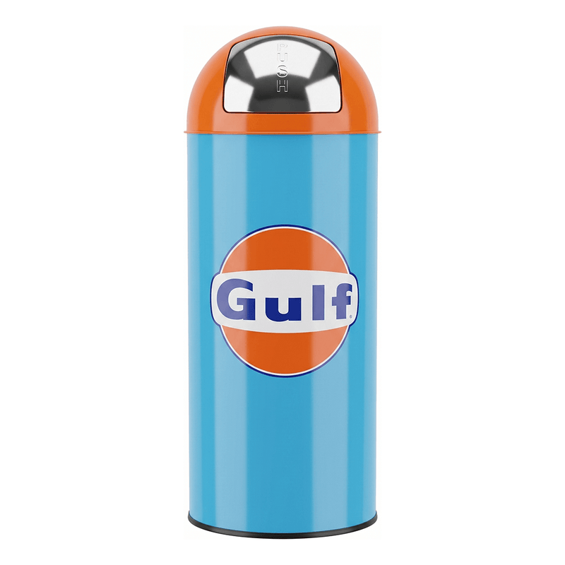 PERGL Gulf Bullet Style Trash Can (Light Blue)