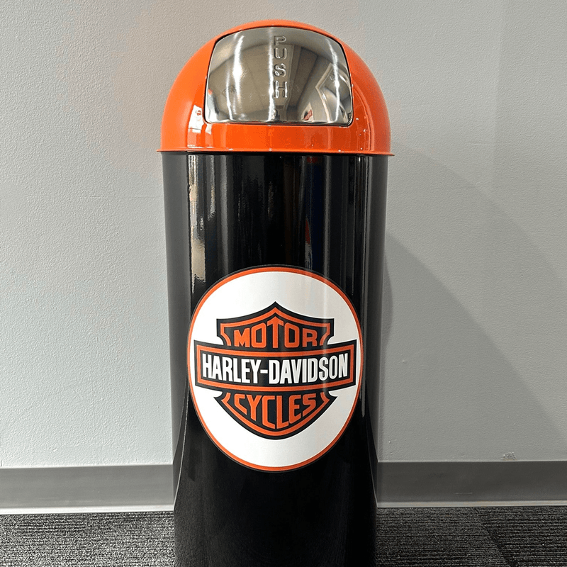 PERGL Harley-Davidson Bullet Style Trash Can