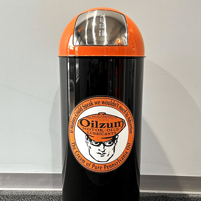 PERGL Oilzum Bullet Style Trash Can