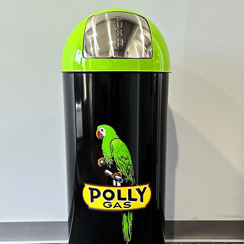 PERGL Polly Gas Bullet Style Trash Can