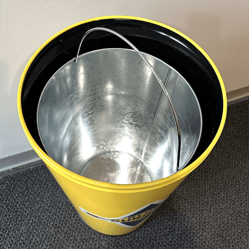 PERGL Blue Sunoco Bullet Style Trash Can