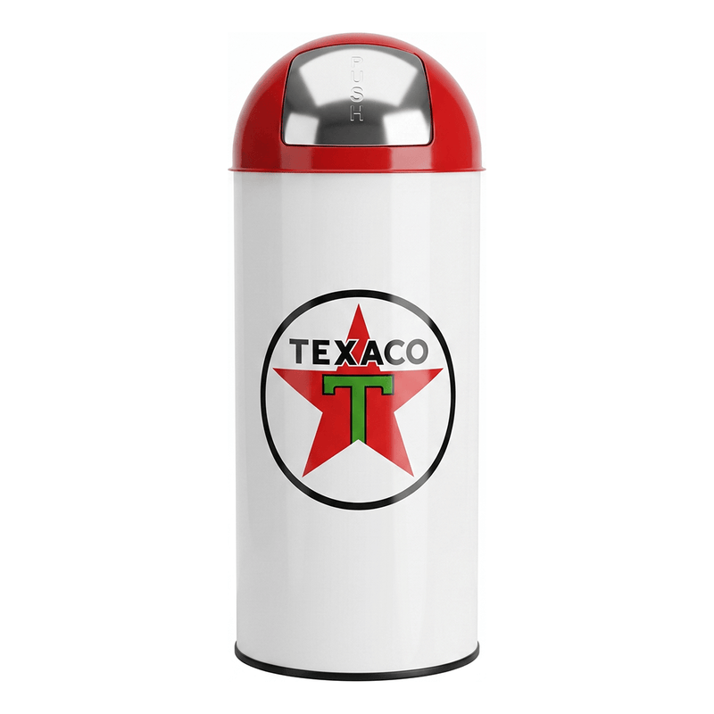 PERGL Texaco Bullet Style Trash Can