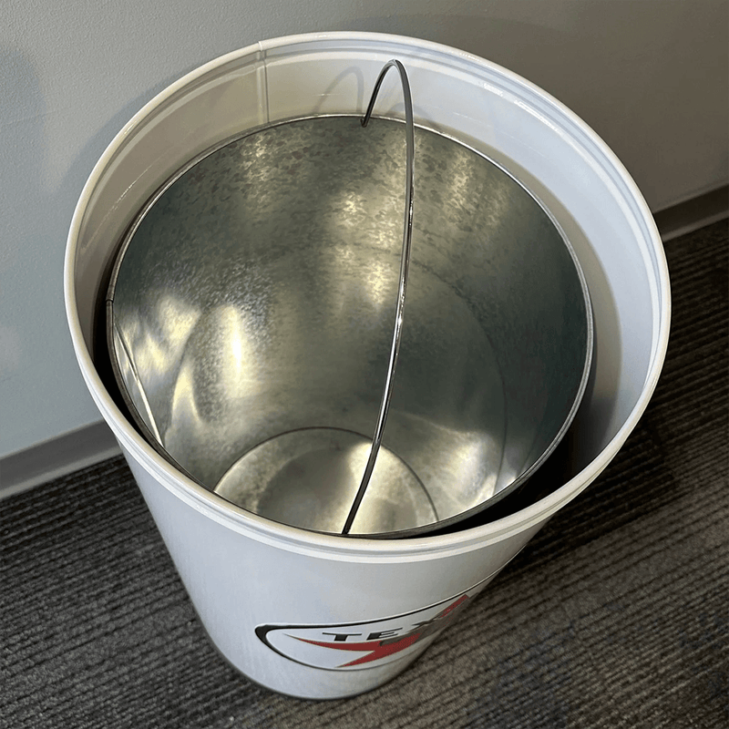 PERGL Texaco Bullet Style Trash Can