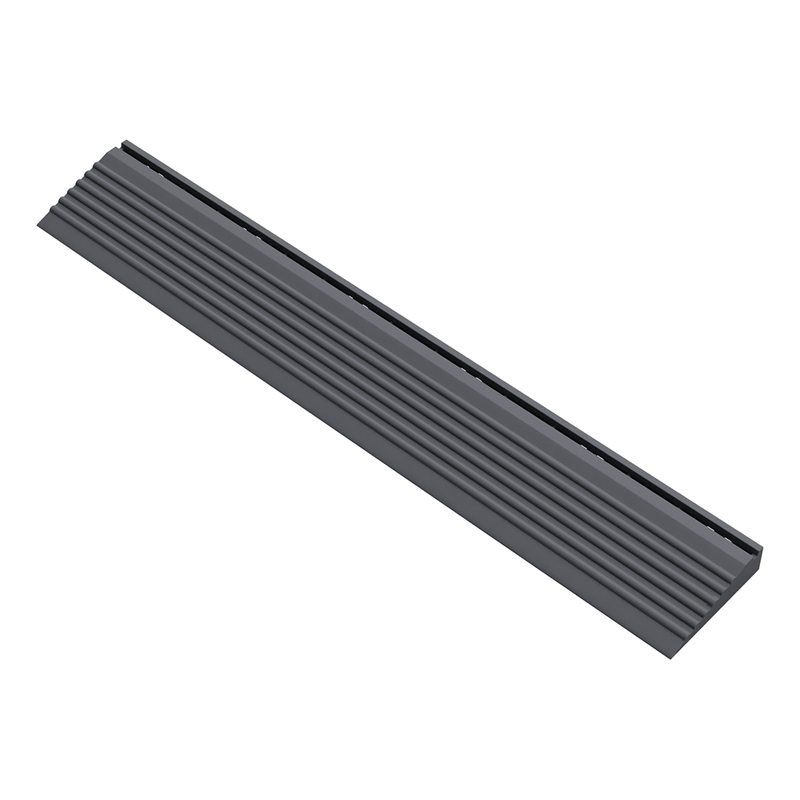 Swisstrax Ribtrax Pro Slate Grey Garage Floor Pegged Edge (10-Pack)