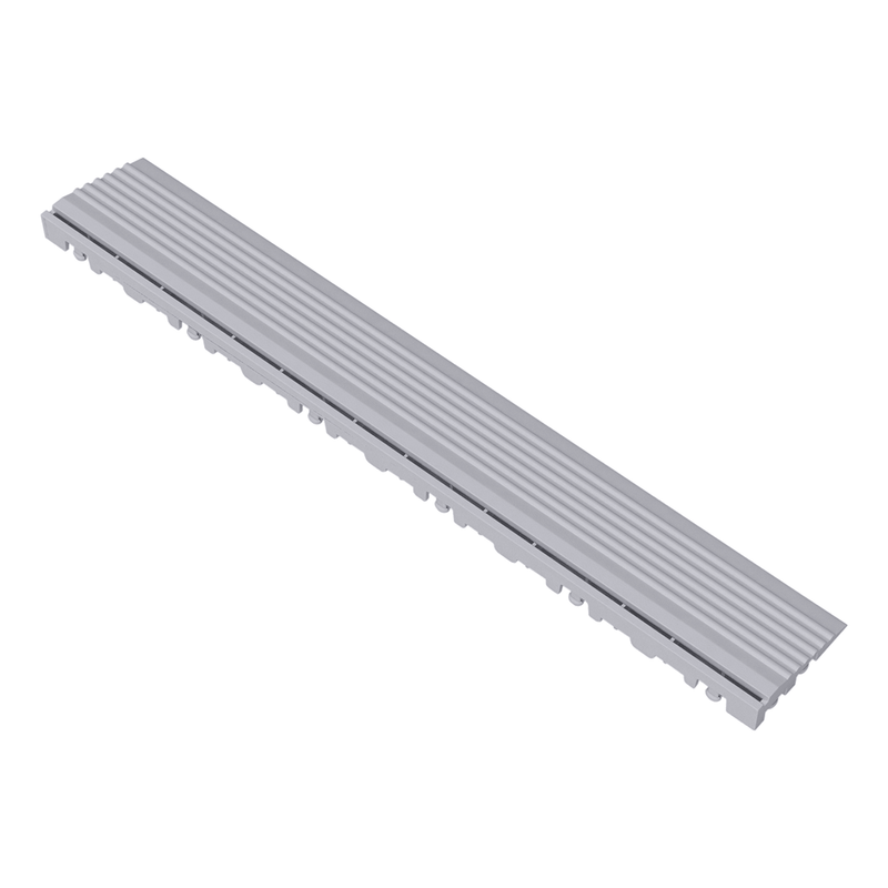 Swisstrax Ribtrax Pro Pearl Silver Garage Floor Pegged Edge (10-Pack)