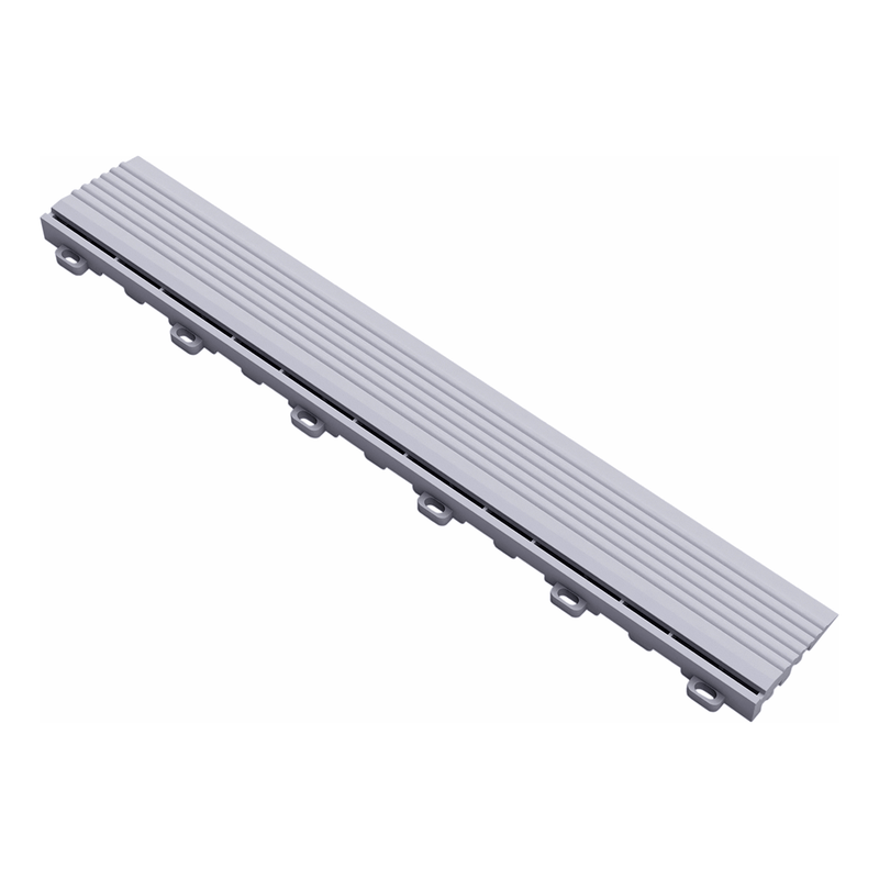 Swisstrax Ribtrax Pro Pearl Silver Garage Floor Looped Edge (10-Pack)