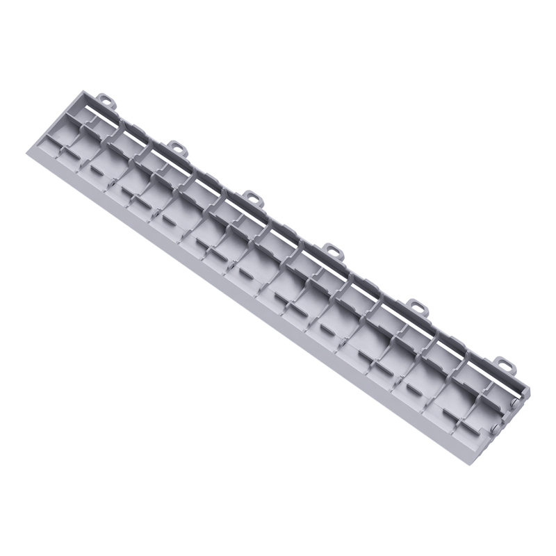 Swisstrax Ribtrax Pro Pearl Silver Garage Floor Looped Edge (10-Pack)
