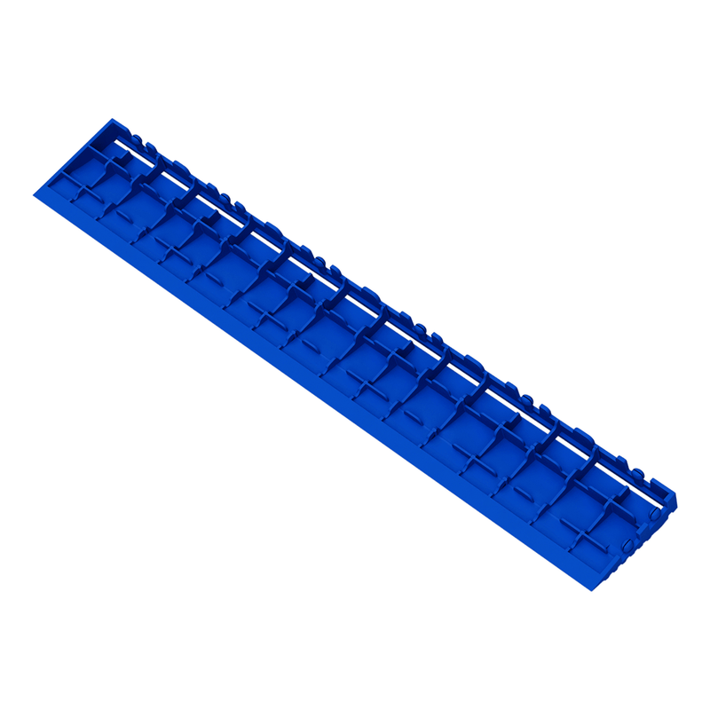 Swisstrax Ribtrax Pro Royal Blue Garage Floor Pegged Edge (10-Pack)