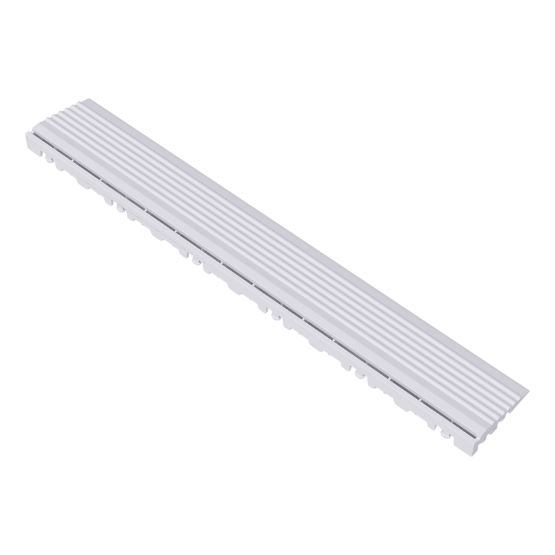 Swisstrax Ribtrax Pro Arctic White Garage Floor Pegged Edge (10-Pack)