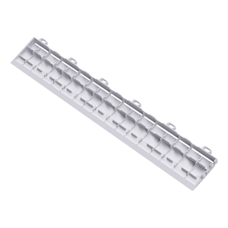 Swisstrax Ribtrax Pro Arctic White Garage Floor Looped Edge (10-Pack)